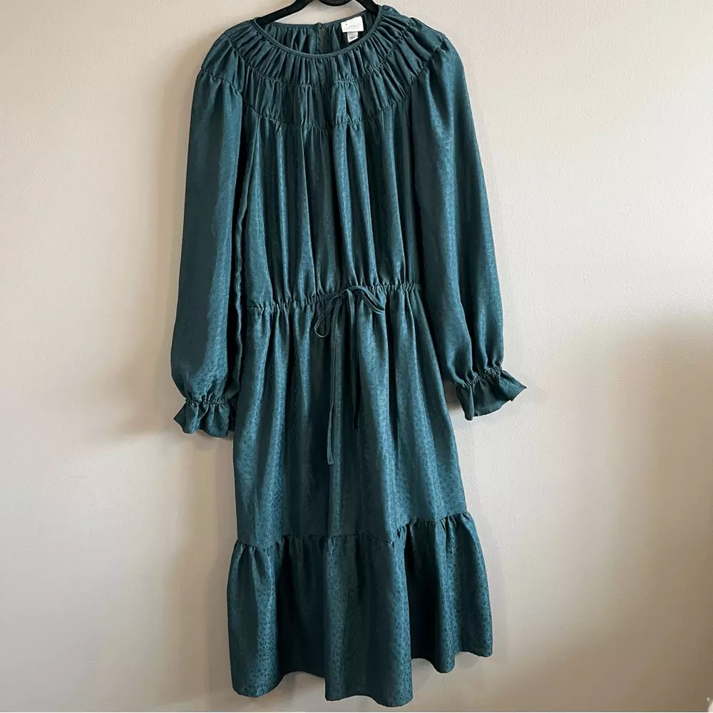 Long sleeve deals midi day dress