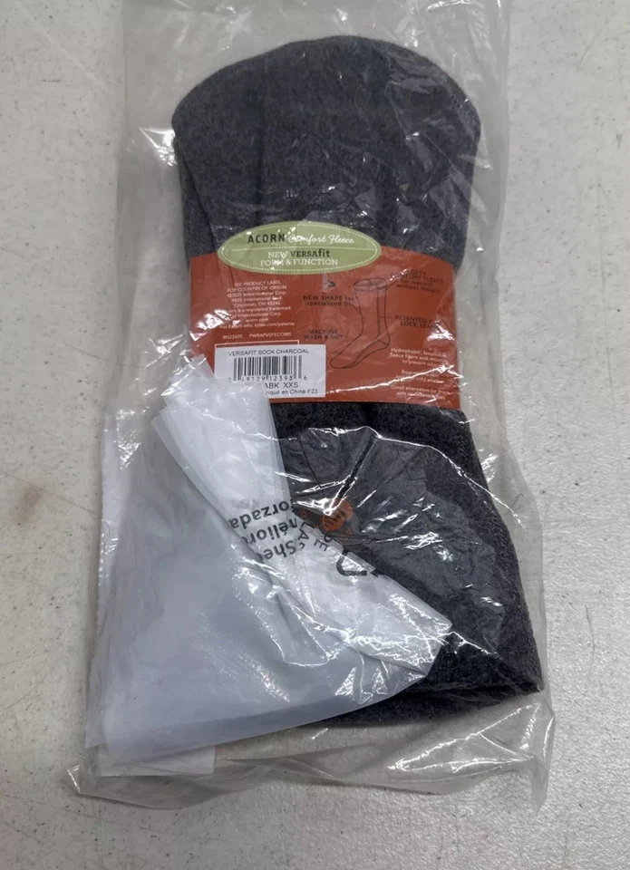 Calcetines Acorn Comfort Fleece Versa Fit NUEVOS con etiquetas ~ Talla XXS Foto 2 de 3