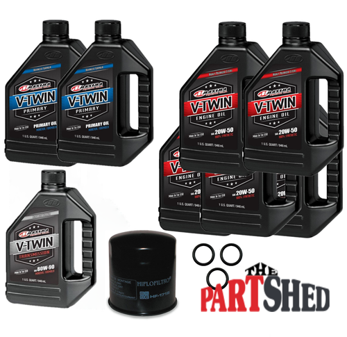 New Harley Full Syn. 3 Hole Oil Change Kit 20W50 (1999-2024) | eBay