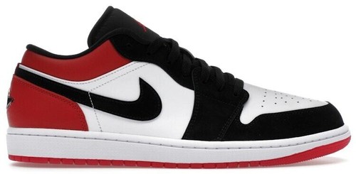 ◆新商品◆NIKE AIR JORDAN 1 LOW OG BLACK TOE◆ユニセックス◆ Nike Air Jordan 1 Low SE Black Toe IB8971-106 Men US 7 - 11