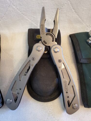 Lot Of 8 Multitools - Stanley 2CR, Eddie Bauer, Ozark Trail - Defects Present - Picture 3 of 17
