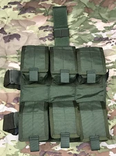 OldGen 90's Eagle Industries OD Green Six Pkt 40mm / Frag / GP Dropleg Panel NOS