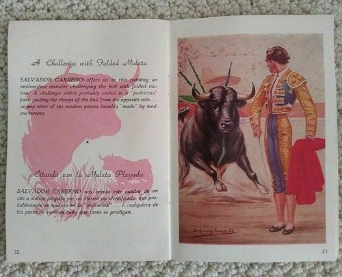 Bullfighting 1957 Poster Reproductions Bullring La Fiesta Brava Full Color - Picture 3 of 6