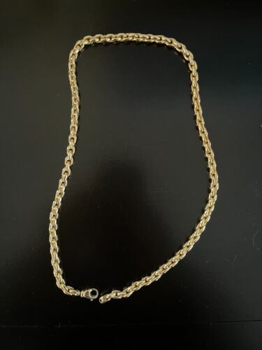 14k 22" inch 5mm Solid Yellow Gold Oro Classic Lin