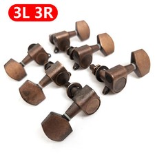 Guitar Tuners Vintage Style 3L3R Guitar Tuning Pegs Machine Heads Red Bronze