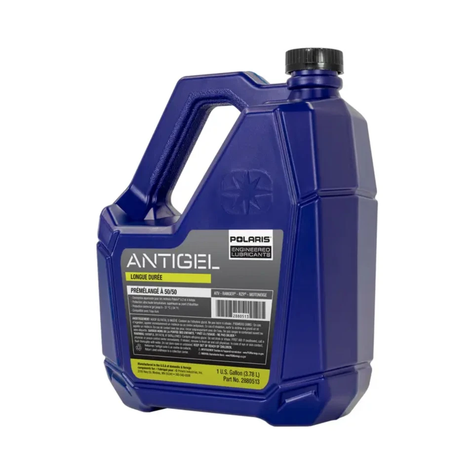 Polaris Snowmobile ATV/UTV OEM 50/50 Premix Antifreeze Coolant 1 Gallon, 2880513 - Image 4 of 4