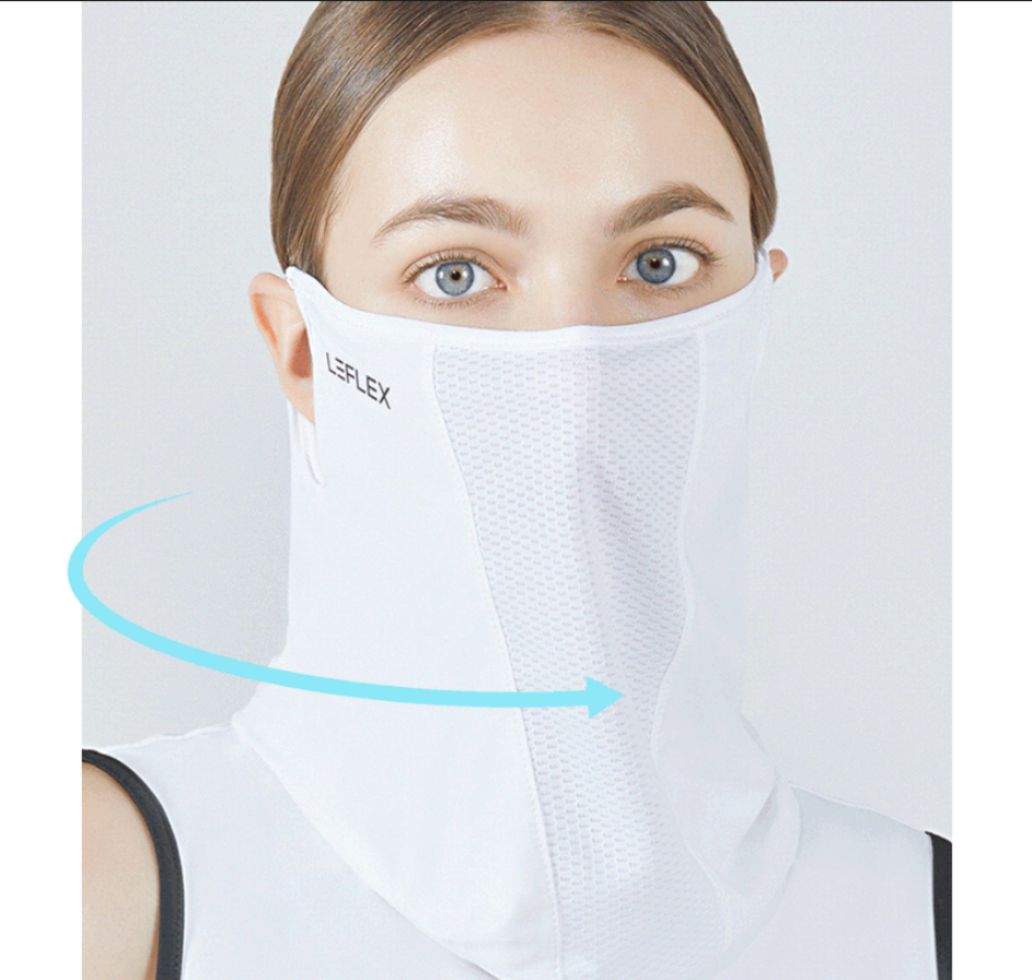 新品　ラッセルノ　Russeluno Golf　STITCH MASK LS LEFLEX UV Protection Golf & Sports Sun Block Sunshade Mask Visor 4