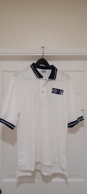2 First Class Shirts Men's 2XL Gray And White Security Polo Uniform Event Staff