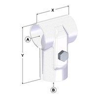 "T-Schelle Geteilt, A 1\" (33,7 Mm) X B 1/2\" (21,3 Mm)"