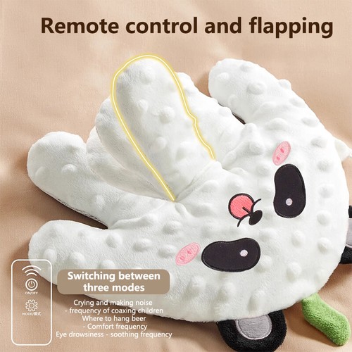 Electric Safety Soothing Baby Sleep Aid Pillow Automatically Slaps Plush Palm - Afbeelding 3 van 9
