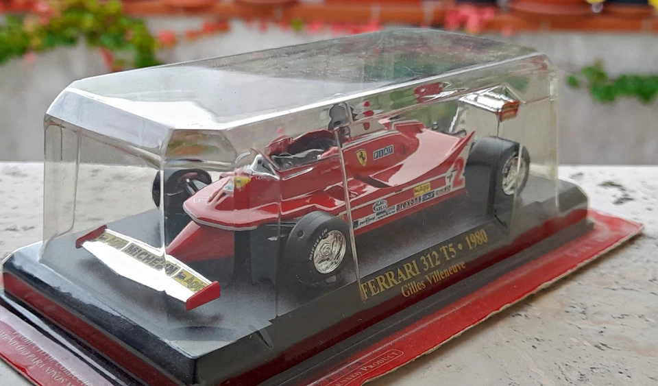 🔹🔹🔹 FERRARI 312 T5 1980 VILLENEUVE 1:43 COLLEZIONE FERRARI F1 MODELLINO🔹🔹🔹 - Immagine 3 di 4