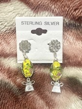 Handmade Silver Dangling Earrings