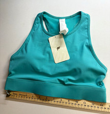 Fabletics Trinity Sports Bra M Blue Wireless High Support