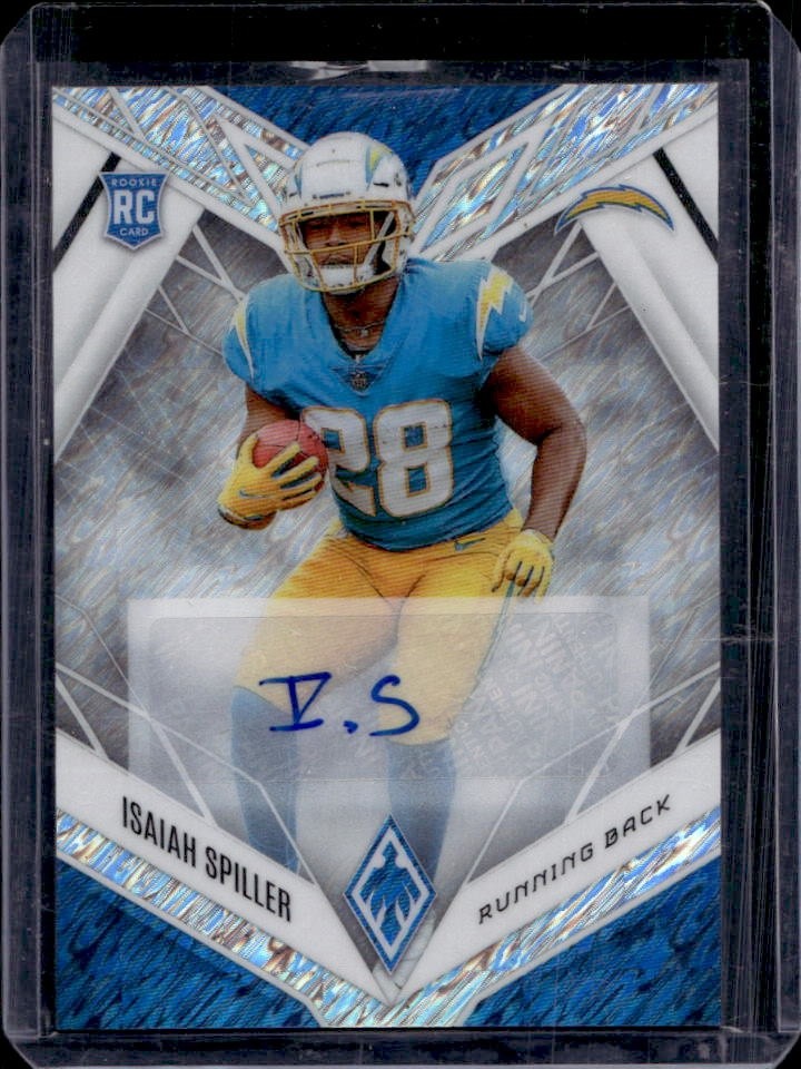 Isaiah Spiller Panini Phoenix #116 Autograph White Shimmer
