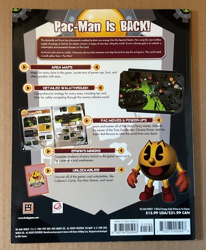 Pac-Man World 3 - BradyGames Official Strategy Guide - Picture 2 of 2