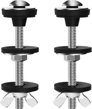 2PCS Universal Toilet Seat Bolts Kit, Heavy Duty Toilet Tank Bolts Replacement,
