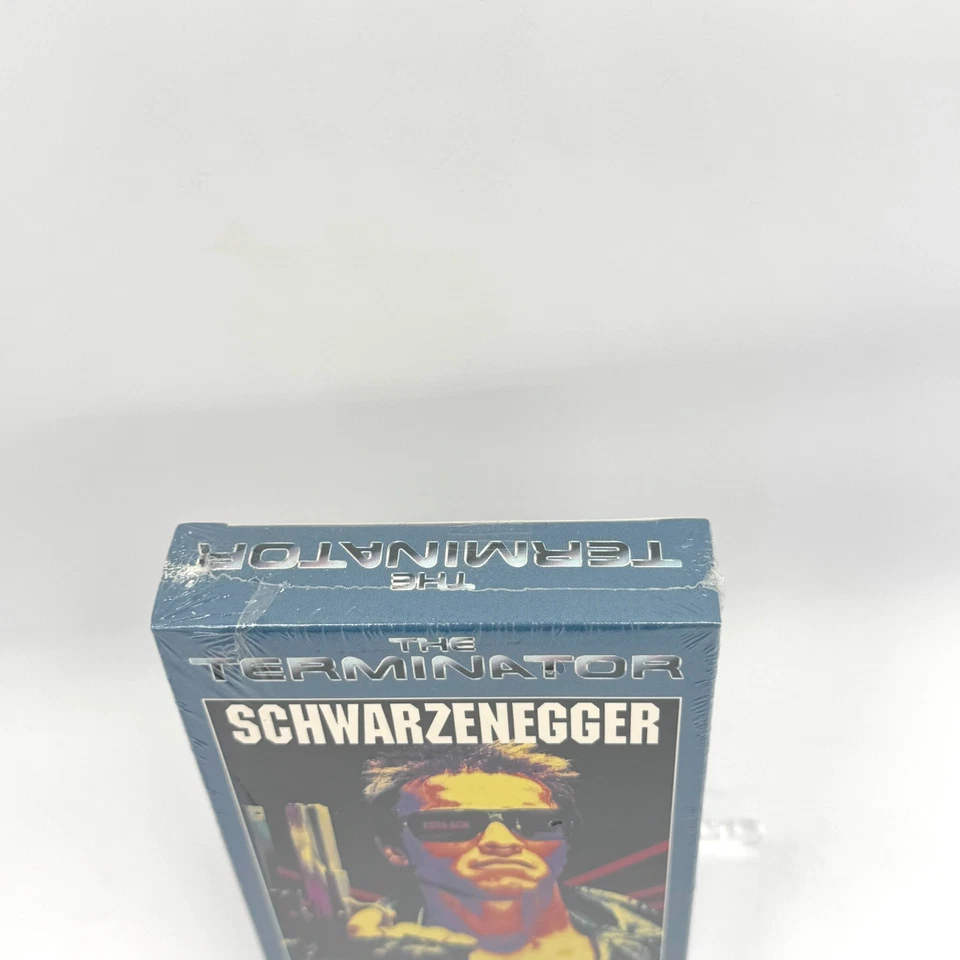 The Terminator Rare Promo VHS Cassette Tape New Sealed 1992 Action Hemdale Blue - Image 2 of 4