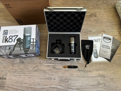 Roswell Pro Audio Mini k87 Microphone (Neumann U87 Type Condenser)