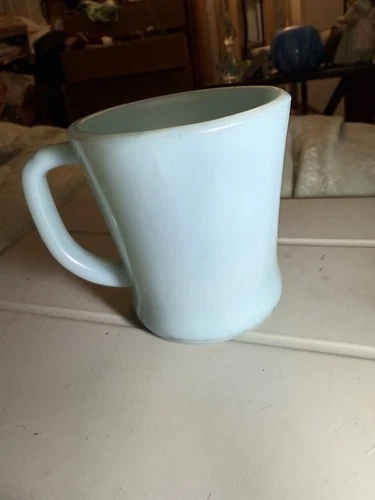 Blue Jadite Fire king mug  Vintage