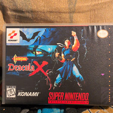 Konami Castlevania: Dracula X (SNES, 1995) KA NTSC-U/C  Reproduction