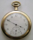 1911 ELGIN 12s Grade 315 Model 3 15J Gold Filled Pocket Watch Class 114 Runs
