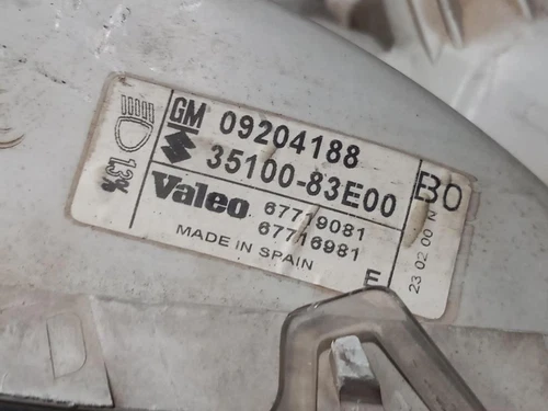 09204188 3510083E00 Scheinwerfer Rechts für OPEL AGILA Básico 2000 741837 - Bild 4 von 10
