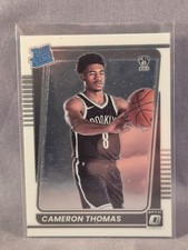 Cameron Thomas 2021-22 Panini Donruss Optic Rated Rookie 153 NBA Basketball Card