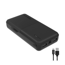 Pocket Juice Slim Pro 20,000mAh, Portable Power Bank and Charger with Dual