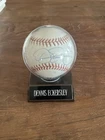 Dennis Eckersley Signed Baseball with nice custom display case.
