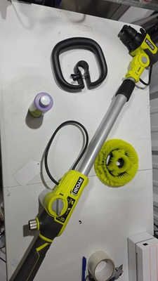 #ad Ryobi PCL1701B ONE 18V Cordless Soap Dispensing Scrubber Brush TOOL ONLY $79.99