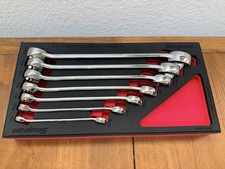 Snap-on Tools Usa New Foam Sae Flare Nut Line Open End Wrench Set Rxfsae01fbr Snap-on Tools Usa New Foam Sae Flare Nut Line Open End Wrench Set Rxfsae01fbr