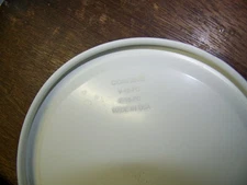 Corningware Lid V-16-PC or F-16-PC White x1 food storage Lid 5.5" round x1