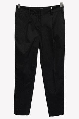 Stefanel Damen Hose Gr. 32 Schwarz Stoffhose Pants Damenhose Trousers