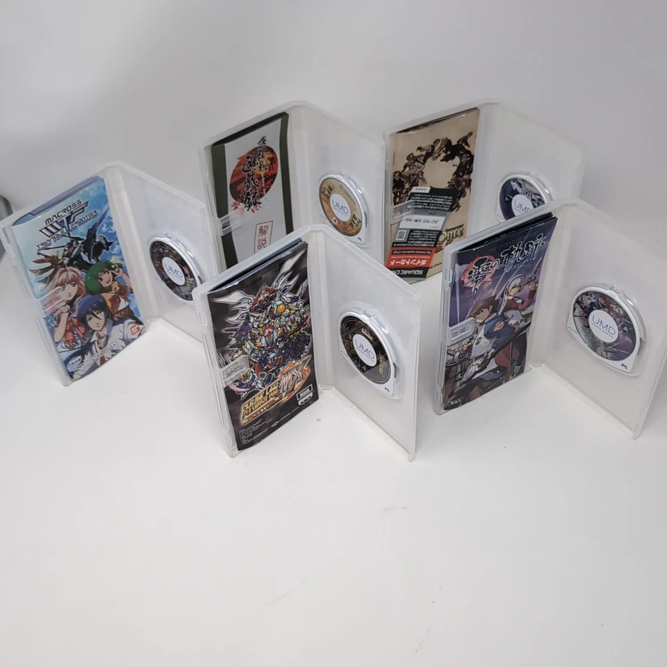 PSP Lot: Super Robot Taisen Legend of Heroes Tactics Ogre Macros Hakuoki Yuugi - Image 2 of 4