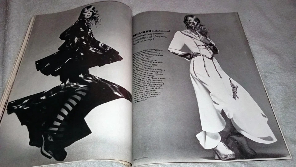 VOGUE MAGAZINE August 1972 PATTI BOYD Groucho Marx VINTAGE 1970s Fashion UK - Image 3 of 4