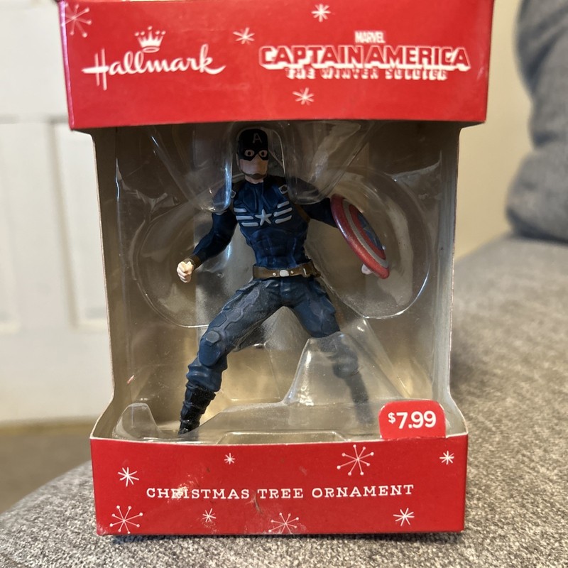 Hallmark Captain America The Winter Soldier Christmas Ornament, NIB