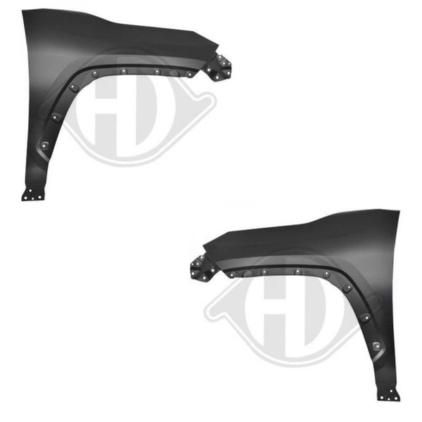 KotflüGel Set Rechts Links Unlackiert Stahl Passend FüR Toyota RAV 4 V _A5_-image