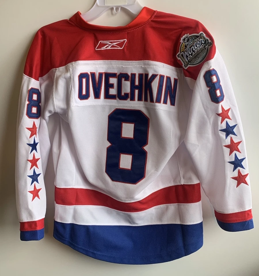Alex Ovechkin Washington Capitals 2011 NHL Invierno Clásico Reebok Juvenil Pequeño Foto 2 de 4
