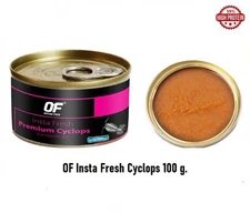 OF Insta Fresh Cyclops High Protein 59% Small Fish Food Fast Growth Color 100g