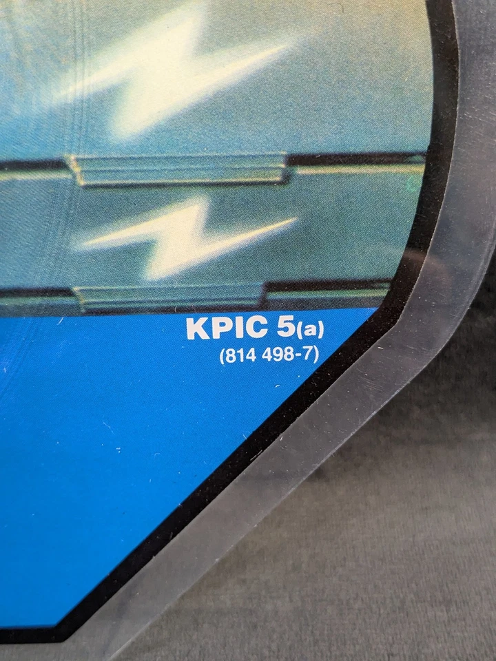 Kiss Lick It Up Picture Disc Shaped 7" Vinyl Record 1983 KPIC 5 - Image 2 of 4