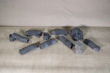 Tabletop Terrain Fallen Logs Rock Scatter Dnd RPG wargame skirmish 28mm 32mm
