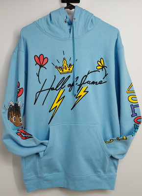 NWOT Polo G Capalot Hoodie Mens Medium HALL OF FAME VOLUME BLU HOODIE