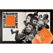 THE DECAMERON Original Herald  - 9x12 in. - 1971 - Pier Paolo Pasolini, Franco C