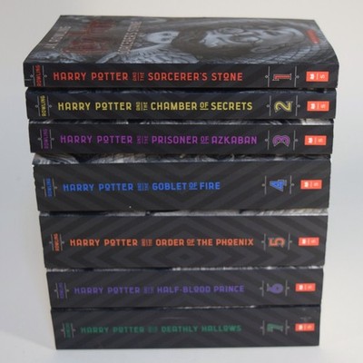 Harry Potter - JK Rowling - Complete 7 Book PB Set - Brian Selznick Cover Art