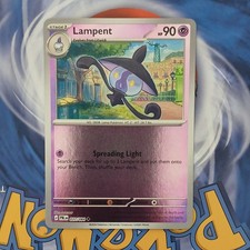 Carta Pokemon Lampent come nuova Reverse Holo 037/084 Pitch Black