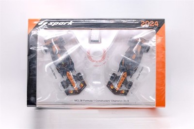 Spark 1:64 MCL38 No.4 & 81 Constructor Champion F1 2024 two cars set Model Car