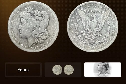 1882 Morgan Dollar VF Very Fine 90% Silver $1 US Coin Collectible