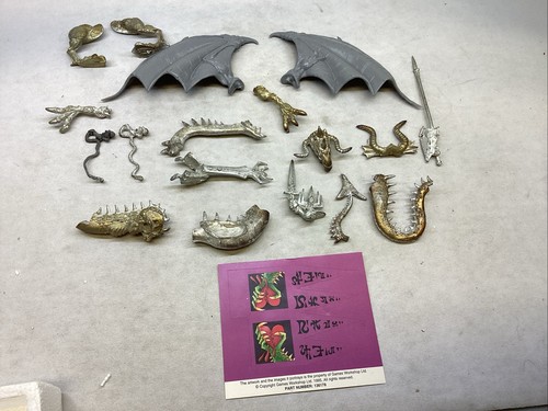 Warhammer Fantasy Dark Elves BEASTLORD RAKARTH DRAGONRIDER Complete In Box BD751 - Picture 7 of 7