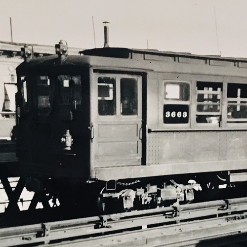 NYC New York City Transit IRT #3663 Lo-V Subway Railcar Snapshot Photo