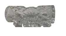 VINTAGE 4” Crystal Cigarette - Toothpick- Trinket - Jewelry HOLDER  MINT!!
